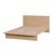 Spritely Home Accent Furniture Halmstad Wood Platform Queen Bed, Blonde Oak For Sale - Image 4 of 9