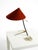 Large Mid-Century Modern Tripod Brass Table Lamp with Fabric Shade from Kalmar, 1950s For Sale - Image 10 of 18