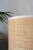 Ceramic Table Lamp with Raffia Lampshade White glazed ceramic base with an octagonal section, complete with a circular...