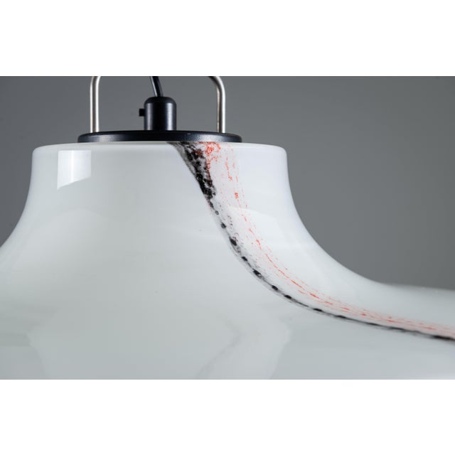 Glass Cirrus UFO Pendant from Peill & Putzler, 1970s For Sale - Image 11 of 12