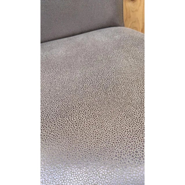 Mid Century Modern Harvey Probber Style Chairs Newly Reupholstered in Leather- Pair For Sale - Image 10 of 11