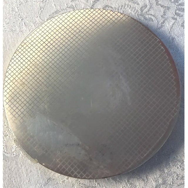 Mid-Century Rex Fifth Avenue Sterling Silver & Vermeil Floral Powder Compact For Sale - Image 6 of 10