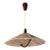 1960s Danish Modern Temde Leuchten Teak & Sisal Cord Pendant Lamp For Sale