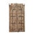 Antique Indian Bleached and Carved Teakwood Door For Sale - Image 4 of 5