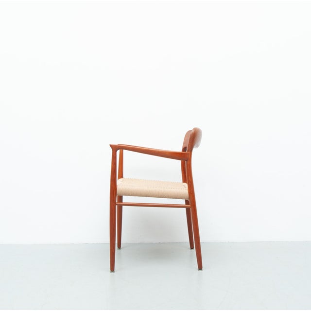 1950s Vintage Model 56 Teak Chairs by Niels Otto Møller for J. L. Møller Furniture Factory, 1950s, Set of 2 For Sale - Image 5 of 18