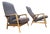 Mid 20th Century Danish Lounge Chairs With New Upholstery Attributed to Folke Ohlsson for Dux – Pair For Sale