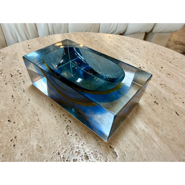 Flavio Poli Murano Glass Ashtray, Italy, 1960s For Sale In Los Angeles - Image 6 of 6