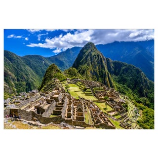 Go Ga, Ruins of Machu Picchu, Inca Trail, Andes, Peru, Photographic Paper For Sale