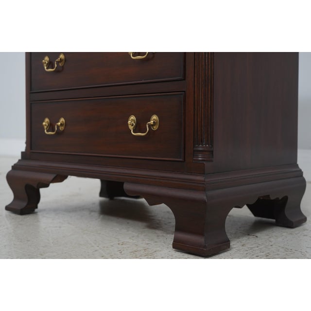 Pair Henkel Harris Model 116 Mahogany Nightstands For Sale - Image 9 of 17