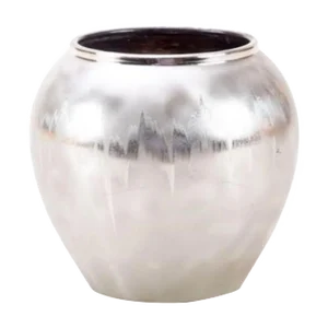 Vintage Ornamental Metal Ikora Vases by WMF, Set of 2