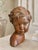 Late 19thC French Brown Earthenware Child Bust - 1 Pc For Sale - Image 9 of 12