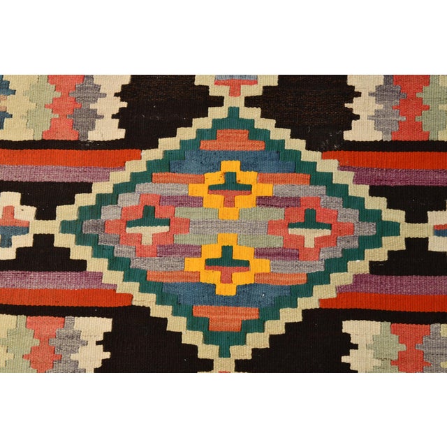 Cotton Kilim Runner Rug For Sale - Image 6 of 12
