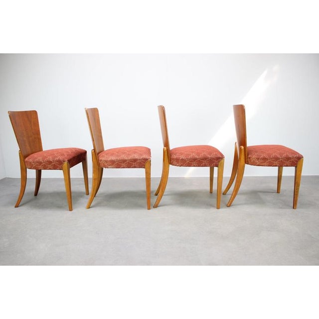 Dining Chairs by Jindrich Halabala, Czechoslovakia, 1950s, Set of 4 For Sale - Image 6 of 11