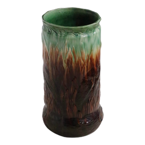 Antique Majolica Umbrella Cane Stand Possibly Weller or Roseville
