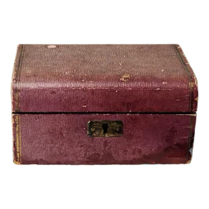 Victorian English Leather Covered Box