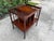 Late 20th Century Vintage Faux Bamboo Burl-Top Magazine Rack Side Table For Sale - Image 5 of 14