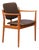 Armchair in Teak and Leather by Arne Vodder for France & Son, 1950s For Sale