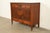 Art Deco Berkey & Gay Style Antique Art Deco Carved Walnut Three-Drawer Dresser or Chest of Drawers, Circa 1930s For Sale - Image 3 of 15