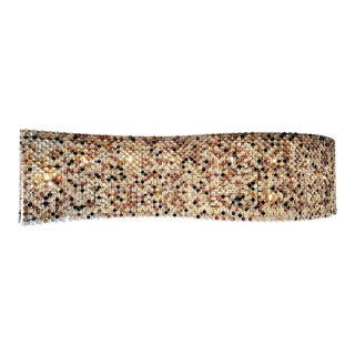 Swarovski Crystal Linear Pendant Ceiling Light For Sale