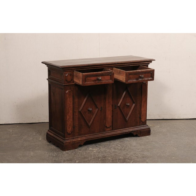 Mid 19th Century Italian Wooden Credenza Console For Sale - Image 10 of 11