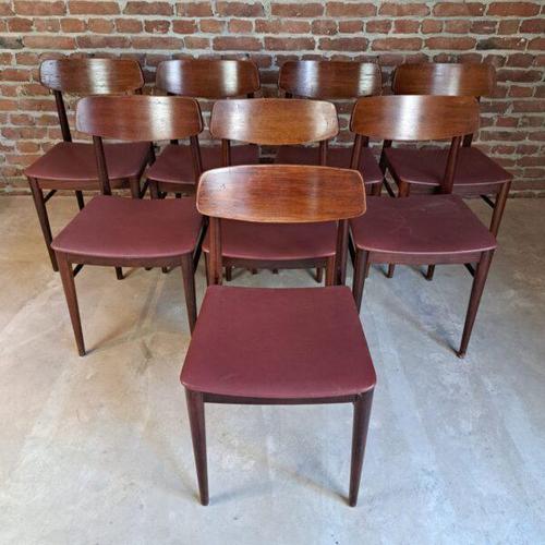 Vintage Chairs, Denmark, 1960s, Set of 8 For Sale - Image 3 of 5