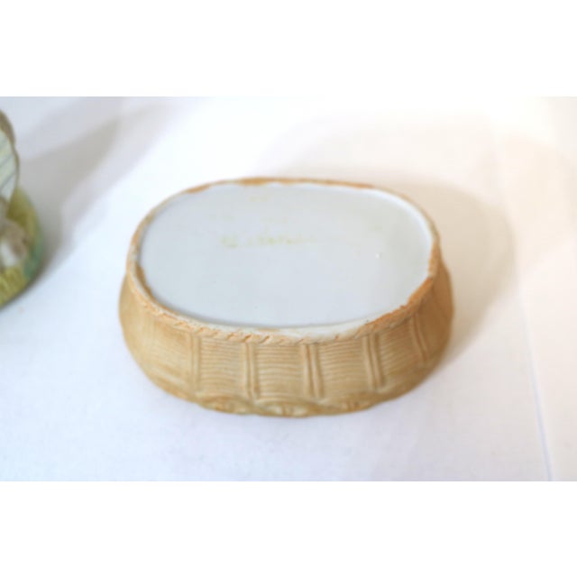 Victorian Late 19th Century Staffordshire Bisque Hen on Nest Tureen For Sale - Image 3 of 7