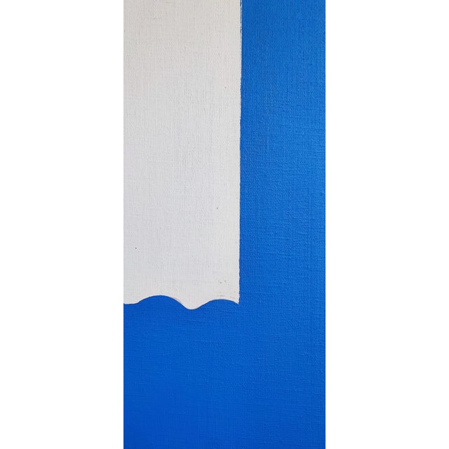 Benna Chu, Fori Bleu, 1970, Oil on Canvas For Sale - Image 4 of 10