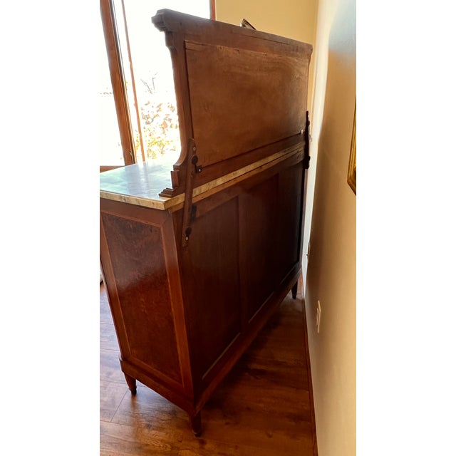 Late 19th Century French Louis XVI Style Ormolu (Gilded Bronze Mounts) Server/ Sideboard For Sale In Phoenix - Image 6 of 18