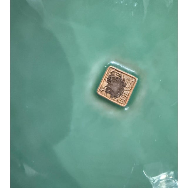 Mid 20th Century Rare Large Chinese Longquan Celadon Green / Jade - Porcelain Plate China For Sale - Image 4 of 4