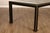 Wood Chinese Chippendale Black Lacquered Dining Table With Two Leaves, Inset Glass For Sale - Image 7 of 18