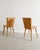 Early Swedish Modern Pine Wooden Dining Chairs by Göran Malmvall, 1940s, Set of 2 For Sale - Image 3 of 6
