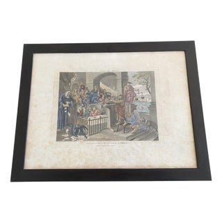 William Hogarth, Colorful Print, 1803, Paper For Sale