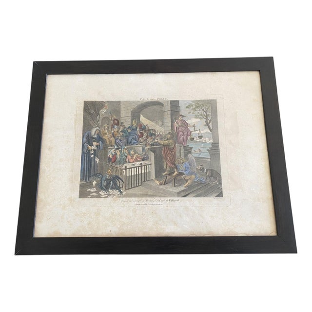 William Hogarth, Colorful Print, 1803, Paper For Sale