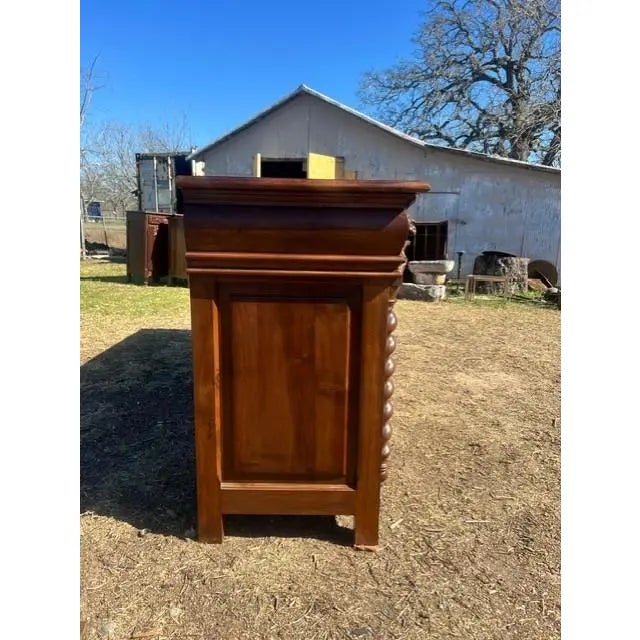 19th Century French Solid Walnut Sideboard / Buffet For Sale - Image 12 of 18