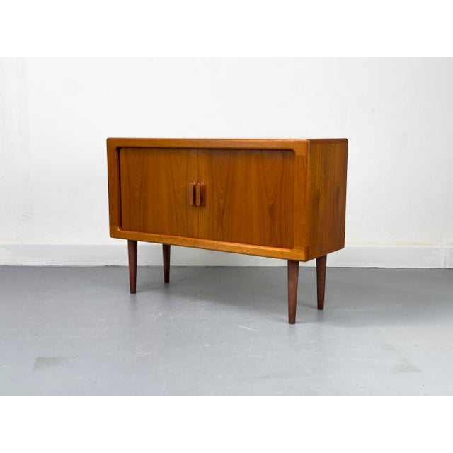 Danish Teak Sideboard with Tambour Doors from CFC Silkeborg, 1970s For Sale - Image 10 of 18