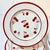 Ceramic Vintage Art Deco Boho Chic Cherries Jubilee Luncheon Plates & Bowls - Set of 8 For Sale - Image 7 of 12
