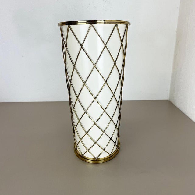 1950s Brass Umbrella Stand from Vereinigte Werkstätten München, Germany 1950s For Sale - Image 5 of 18