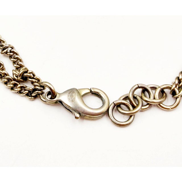 2000 - 2009 Chanel Gold CC Ice Glace Pop Up Double Chain Bracelet For Sale - Image 5 of 5