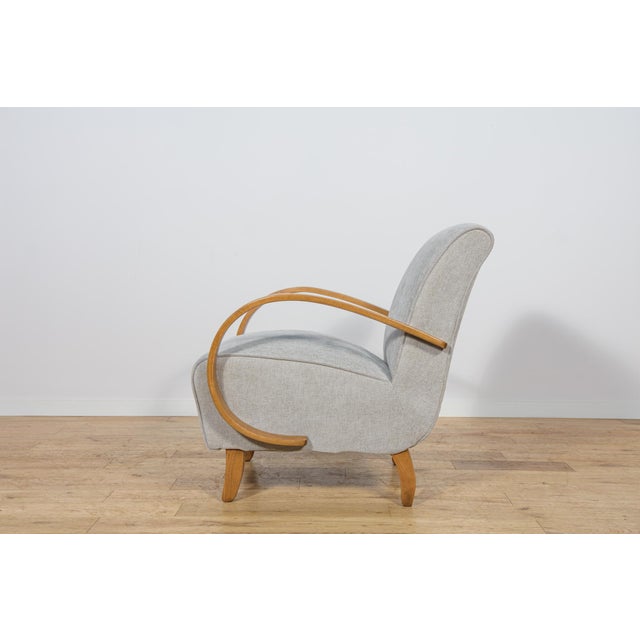 Model 410 Armchairs by Jindřich Halabala for Up Závody, 1930s, Set of 2 For Sale - Image 11 of 18