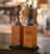 Accessorize an office or library shelving with this pair of small bronze statues mounted on wooden plinths. Each statue...