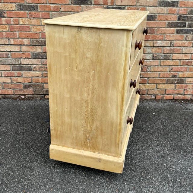 19th Century Bleached Pine Chest For Sale - Image 12 of 16