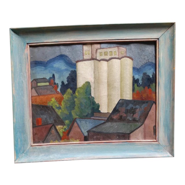 "Flour Mill, Moscow, Idaho" Oil Painting For Sale