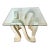 Large Serpentine Marble Center Table | Casa Bique For Sale