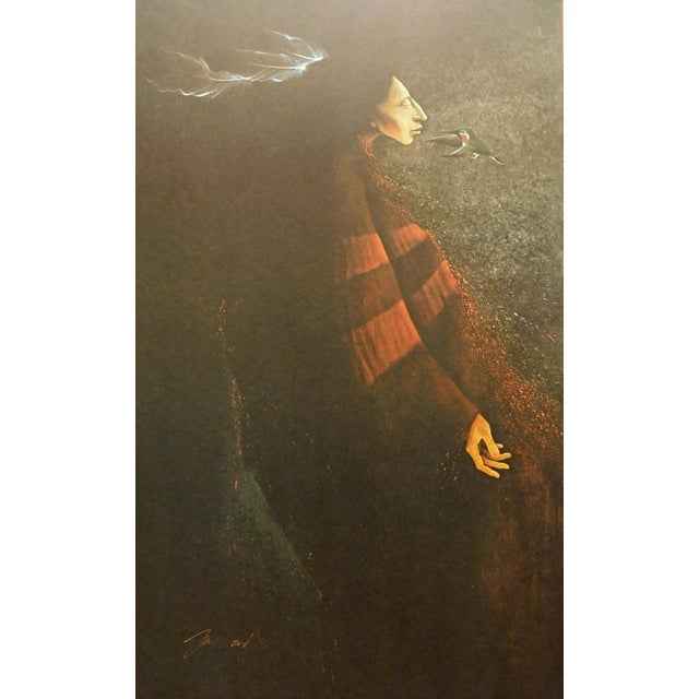 "Visitation" by Frank Howell Offset Lithograph on Paper This Poster is NOT HAND SIGNED Image Size: 28" x 15" Paper Size:...