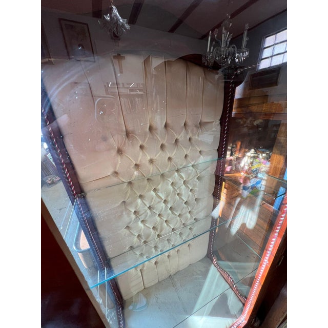 English Style Display Cabinet with Glass Shelves, 1960s For Sale - Image 4 of 14