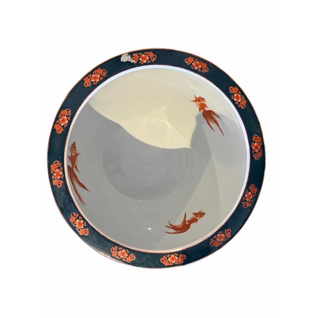 1970s Maitland Smith Koi Bowl Planter For Sale - Image 5 of 10