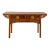 Mid 20th Century Carved Console Table with Two Drawers, Scrolling Clouds & Flowers For Sale