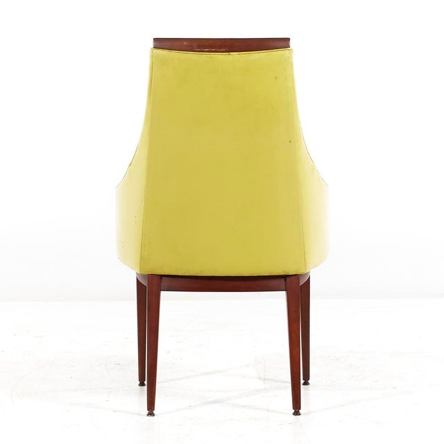 Paul McCobb for Directional Mid Century Bleached Mahogany and Cane Dining Chairs - Set of 4 For Sale - Image 10 of 11