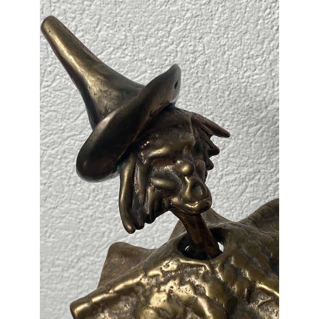 Yves Lohe, Clown with His Briefcase, 1980s, Bronze For Sale - Image 4 of 10