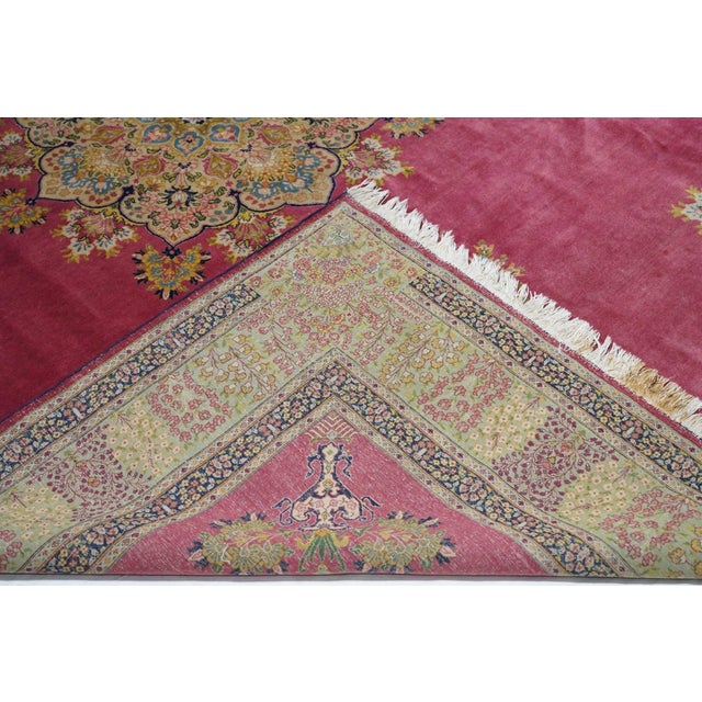 Textile Antique Tabriz Rug 7'11'' X 11'2'' For Sale - Image 7 of 8